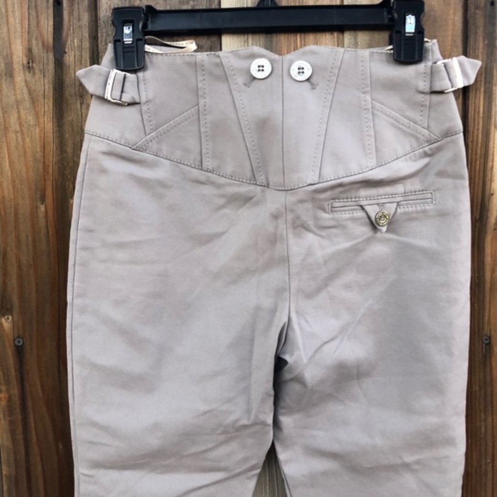 Karen Millen England Sail Pants High Waist Button - Picture 3 of 6